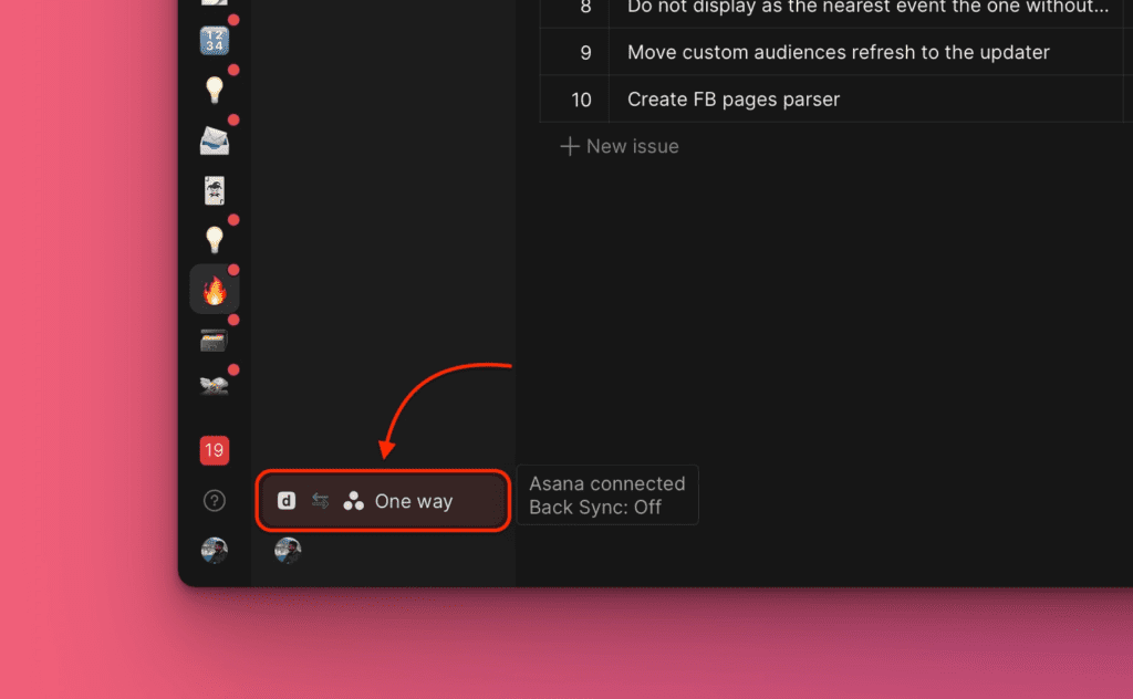 Расположение иконки подключения в правом нижнем углу