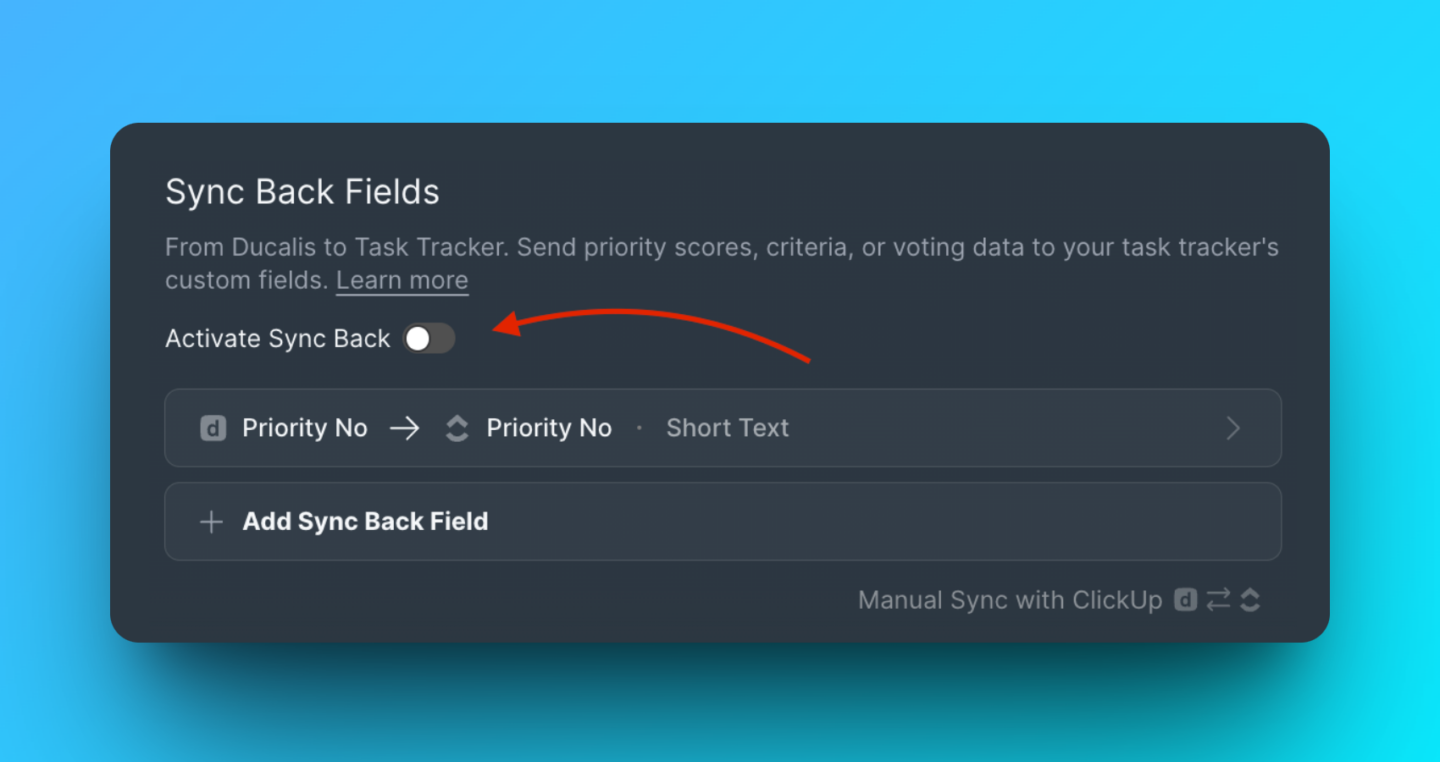 Переключатель для активации синка