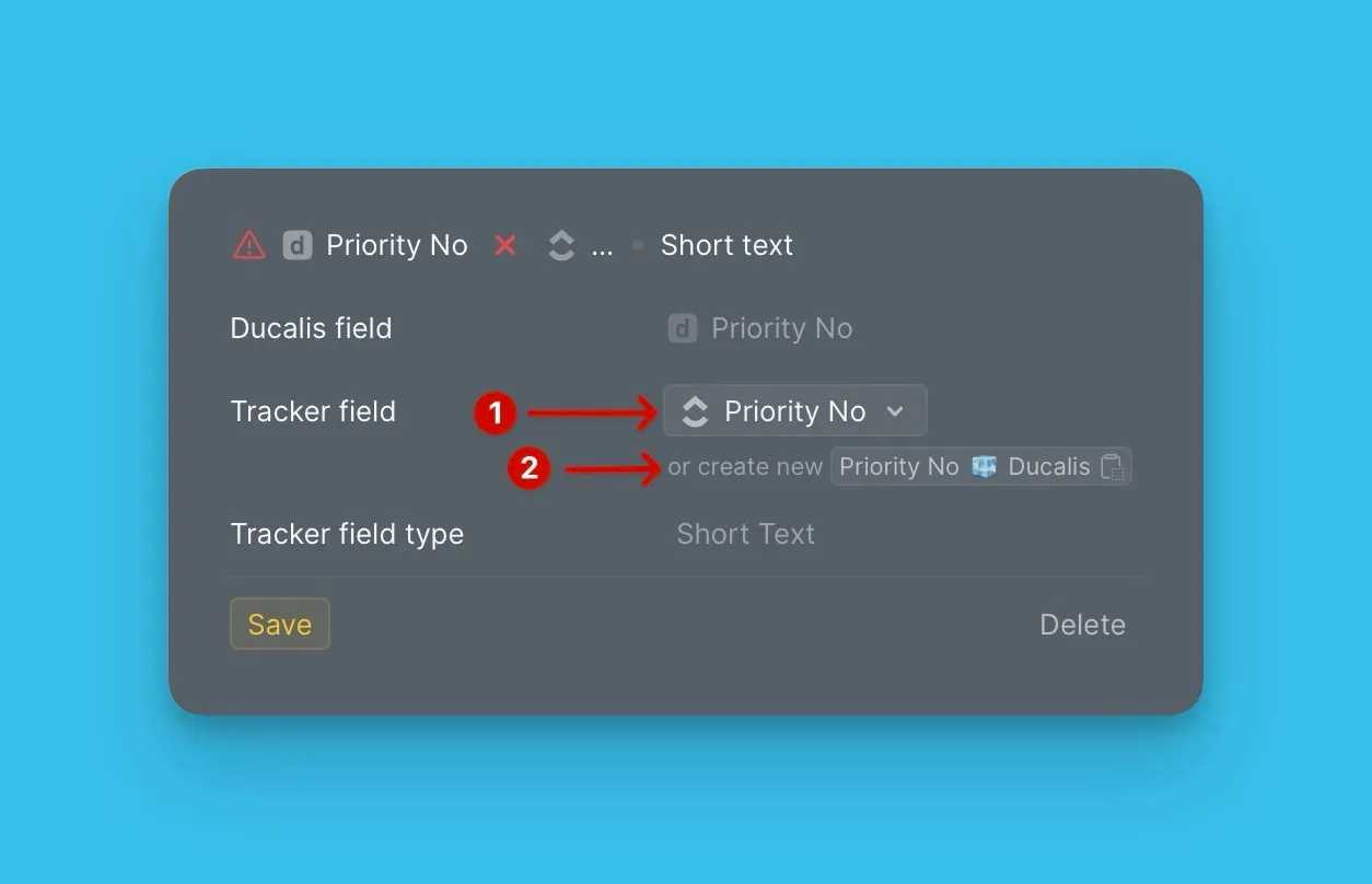 Опции настройки полей в ClickUp