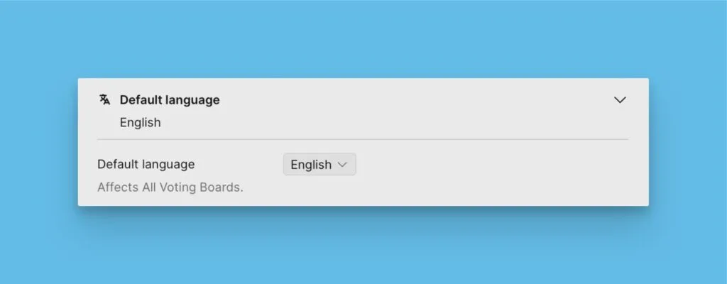 Выбор языка по умолчанию