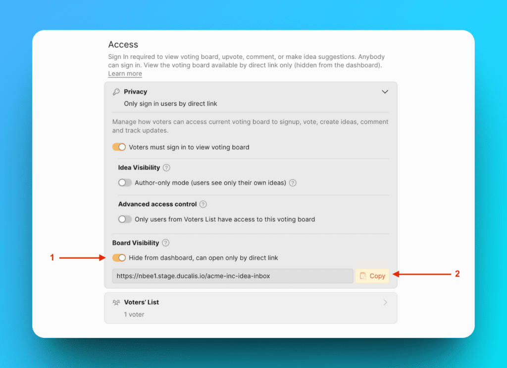 Генерация прямой ссылки