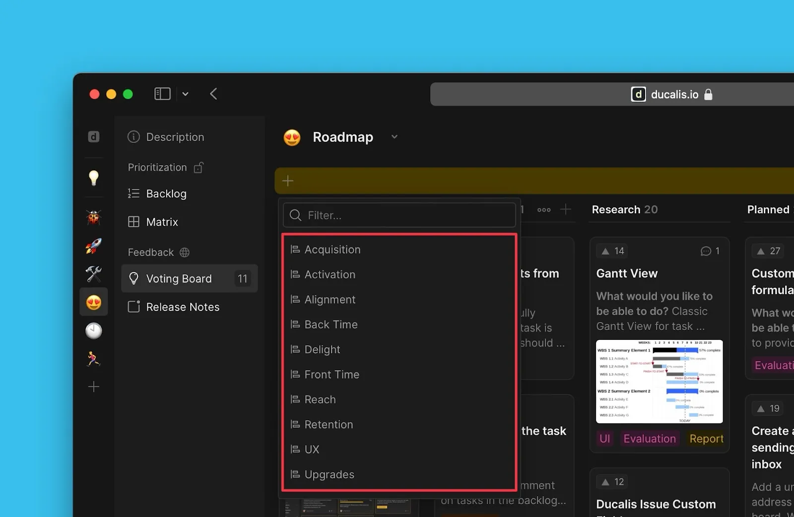Опции фильтра согласованности