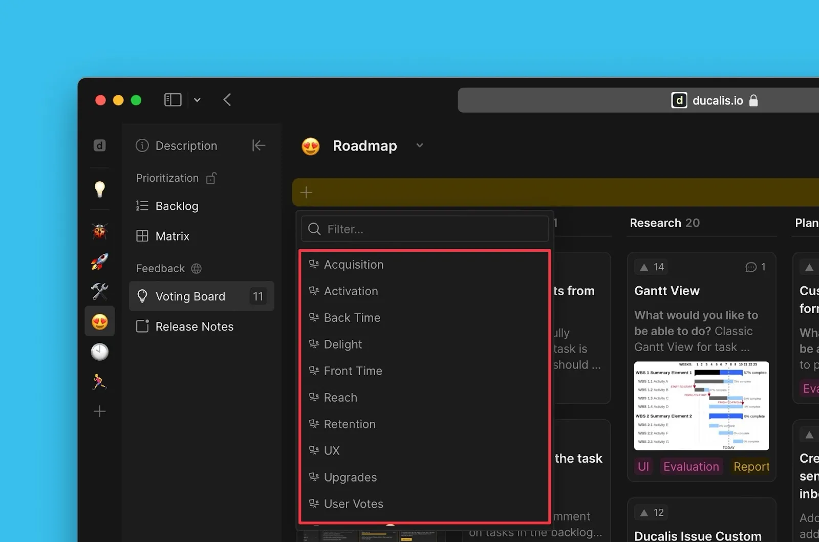 Опции фильтра критериев