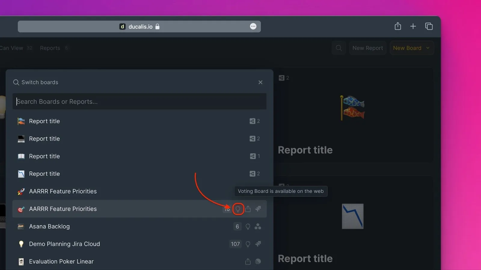 Иконка индикатора Доски идей