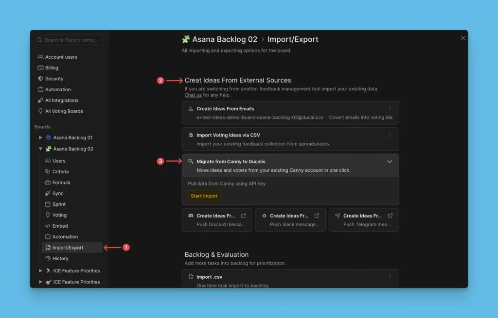 Миграция из Canny