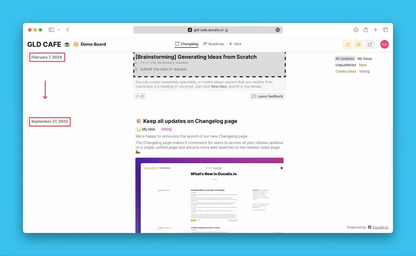Анонсы, упорядоченные по дате релиза
