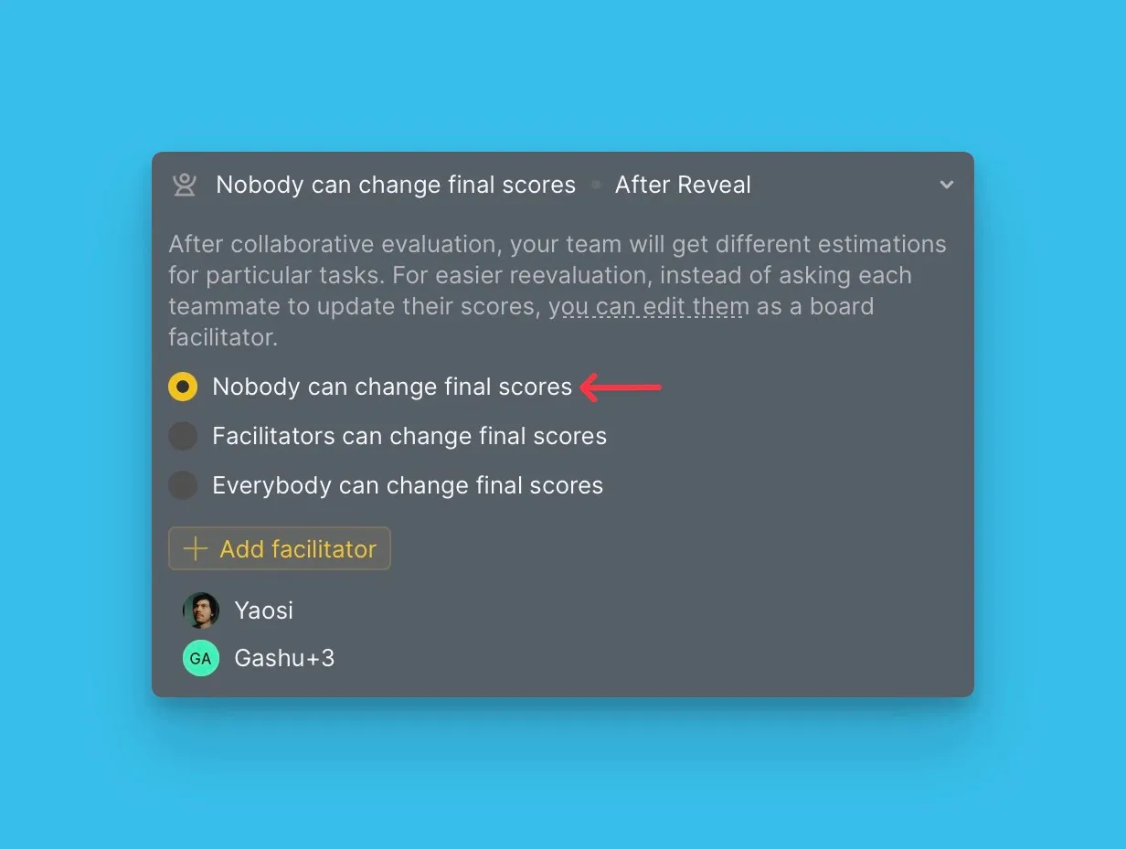 Запрет редактирования Финальной оценки