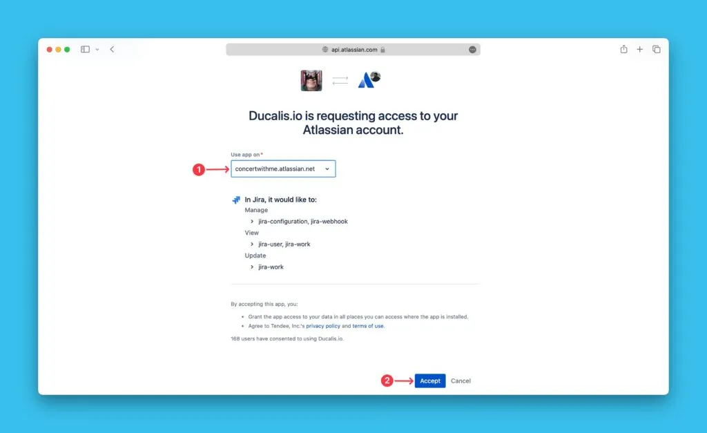 Экран авторизации Jira