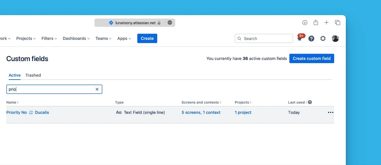 Обновлённое кастомное поле с новым названием