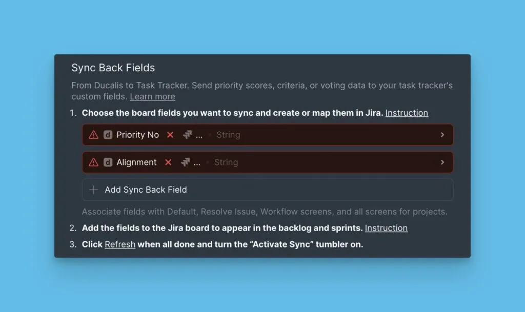 Обзор настроек обратного синка