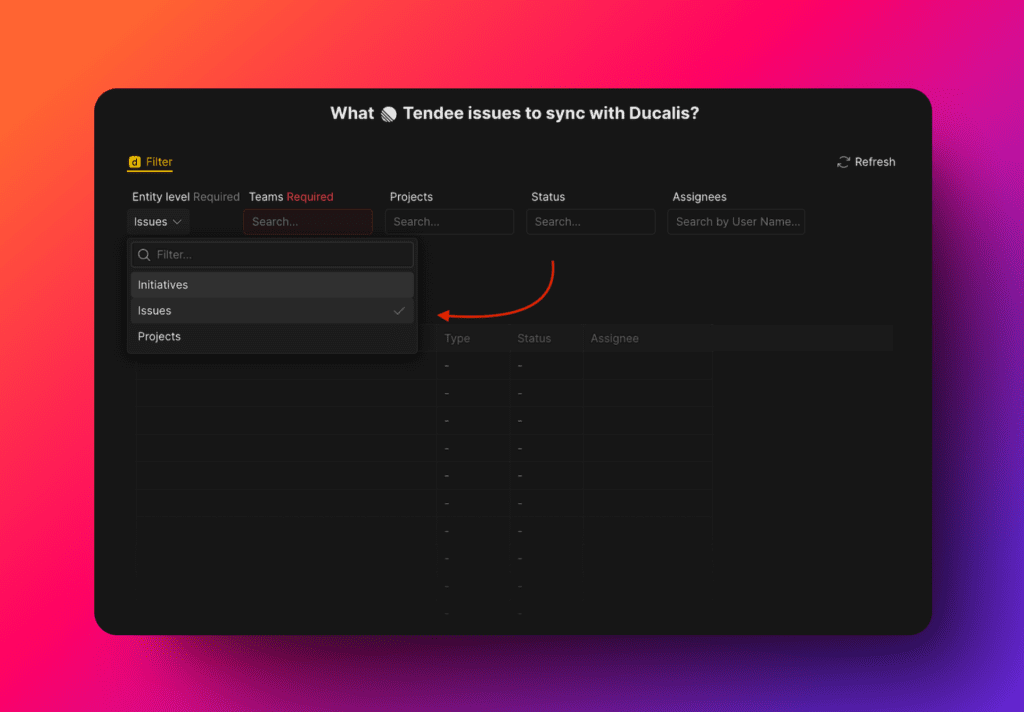 Выбор уровня сущностей Задачи