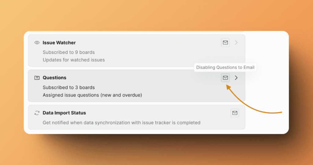 Переключатели уведомлений