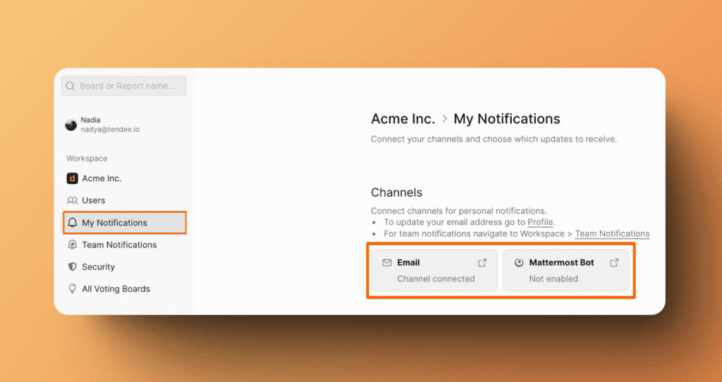 Обзор настроек уведомлений