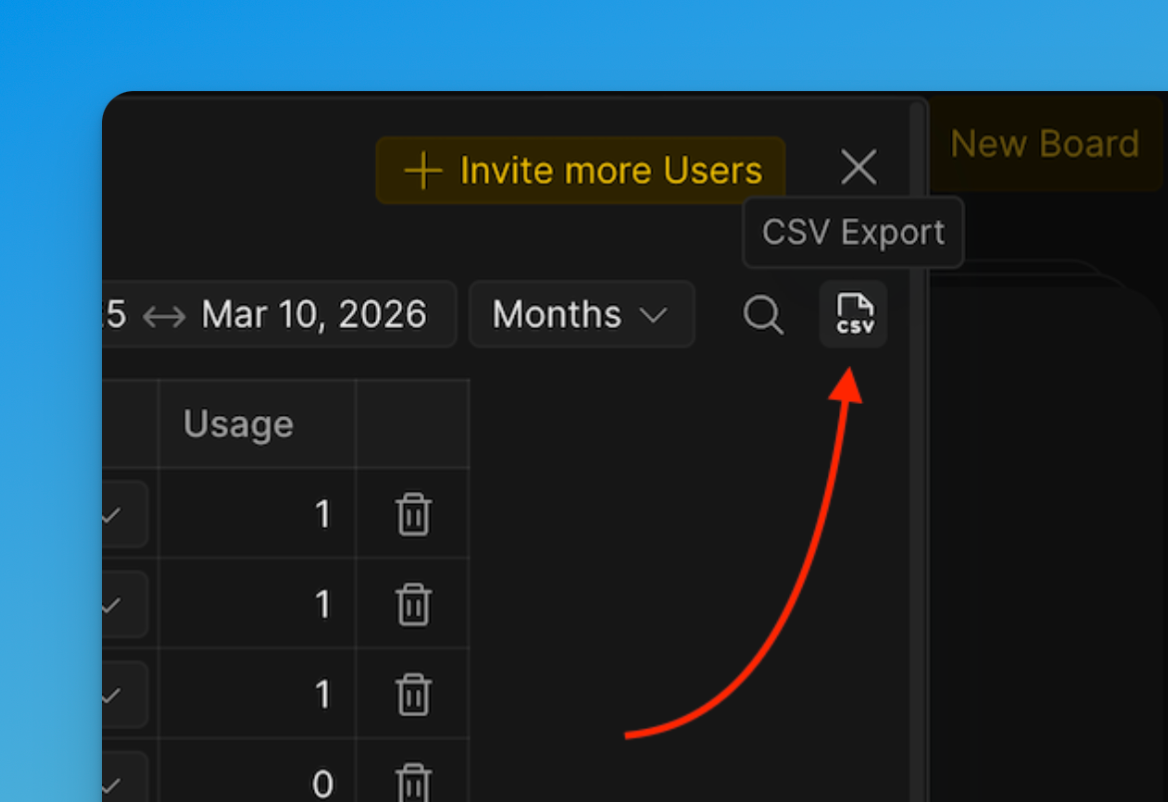 Иконка экспорта CSV