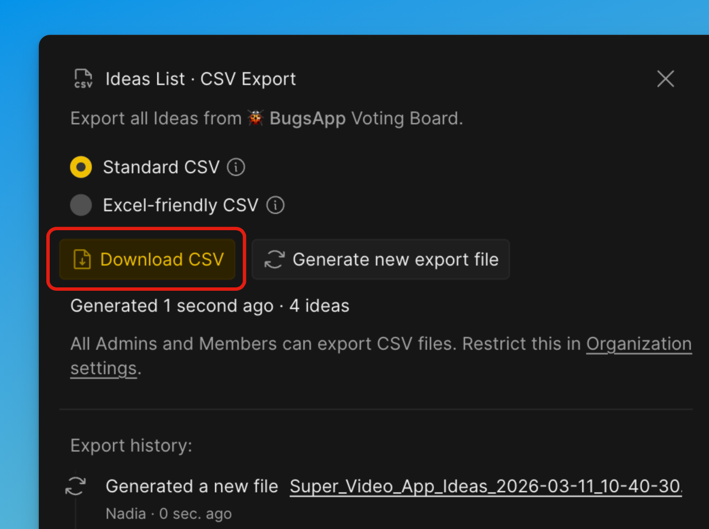Кнопка скачивания