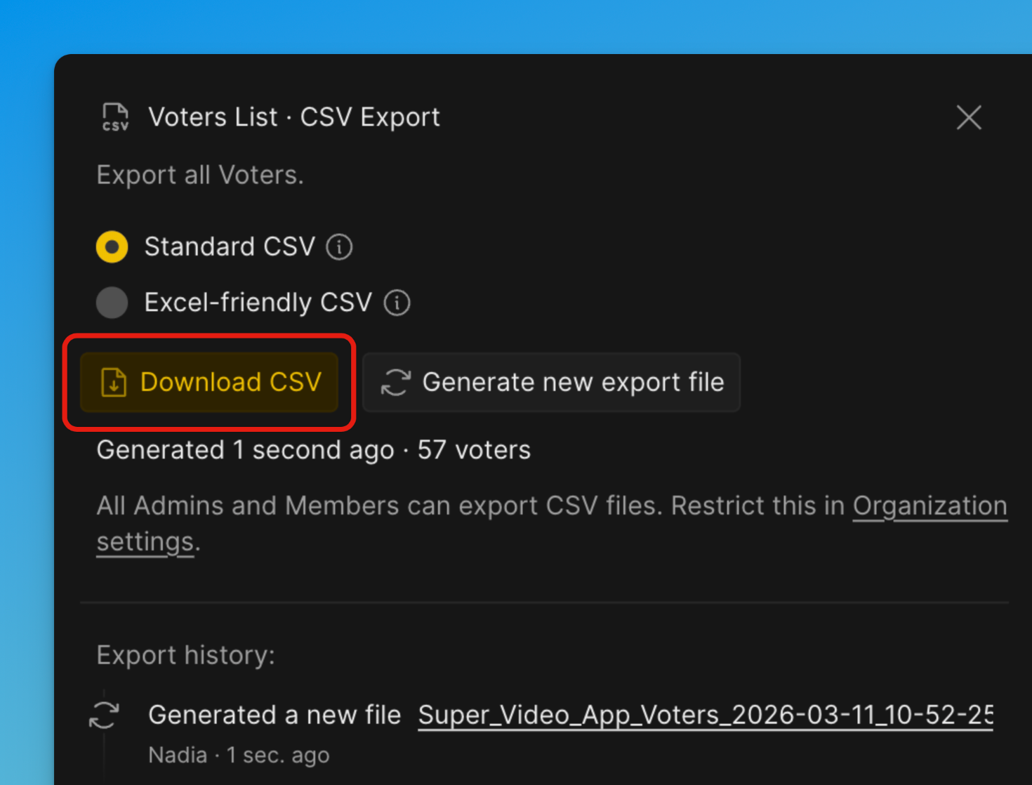 Кнопка скачивания
