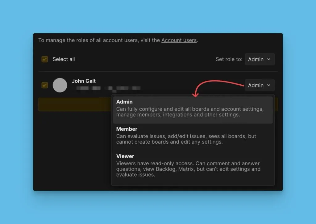 Назначение ролей пользователям