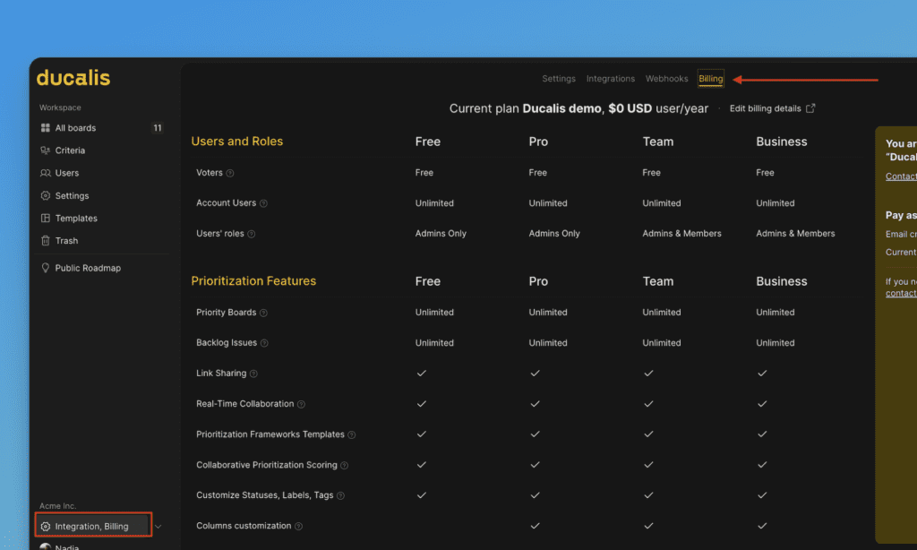 Детали тарифного плана