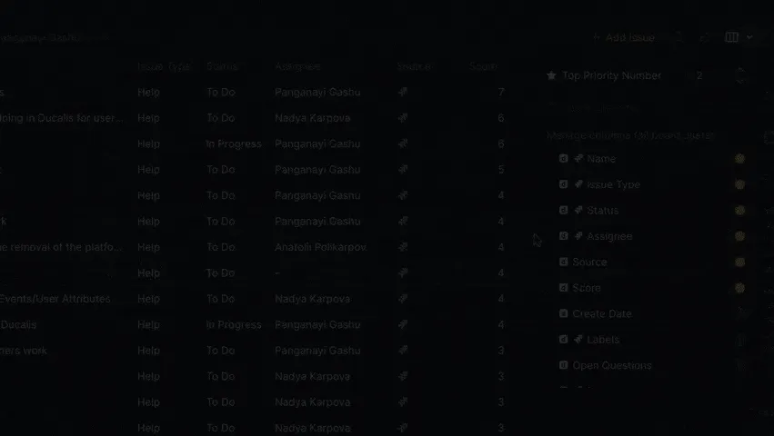 Перетаскивание колонки для изменения позиции в таблице