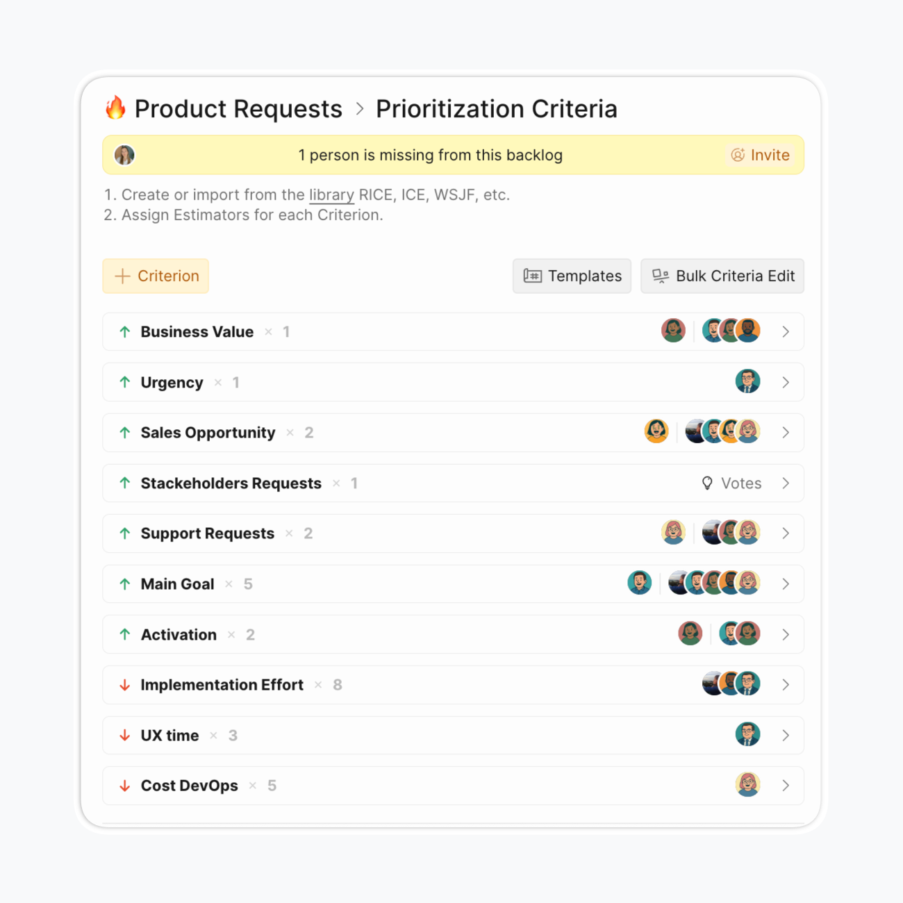 Добавьте несколько критериев
