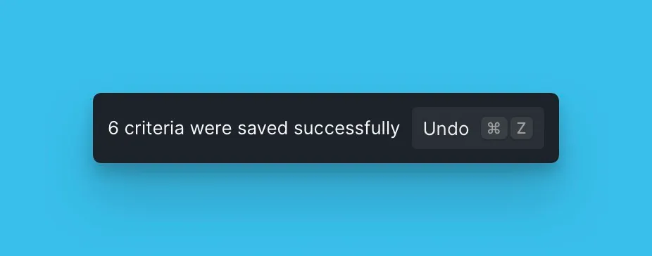 Уведомление об отмене