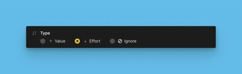 Выбор типа Критерия