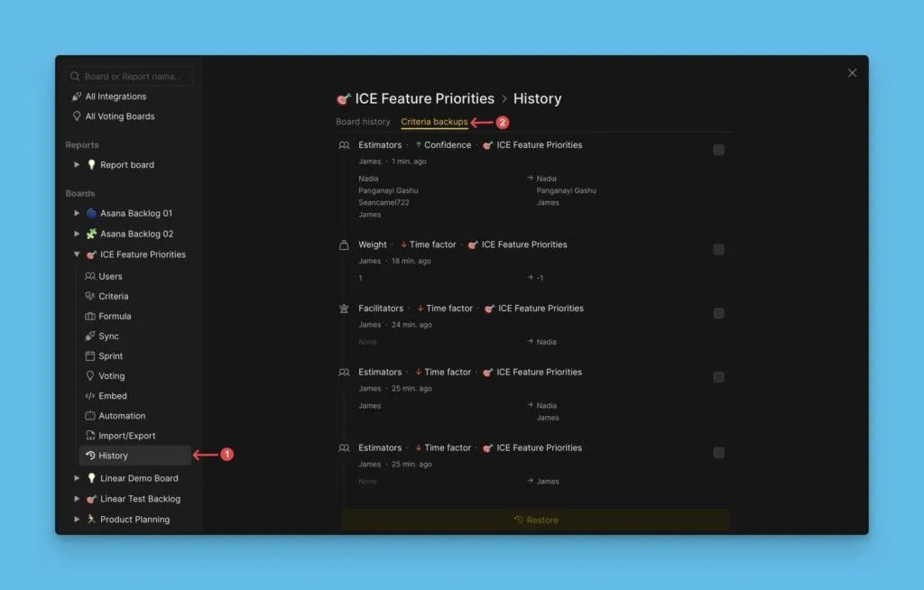 История Критериев