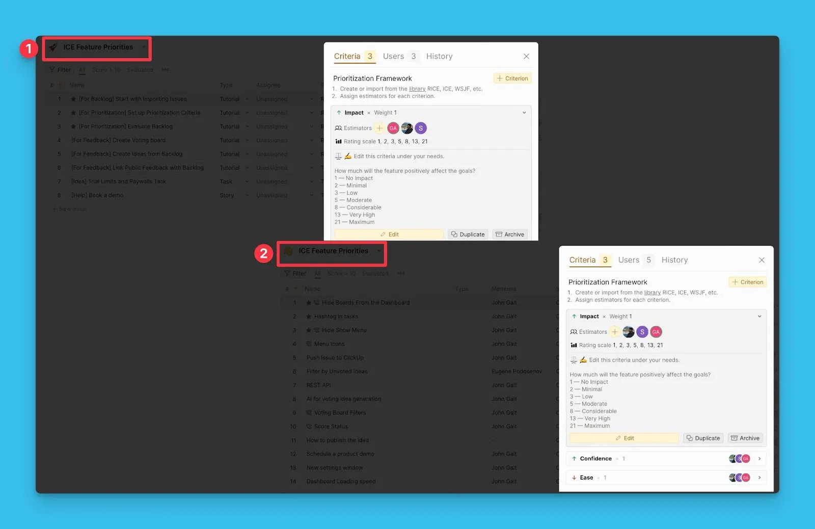 Предупреждение о потере оценок из-за различающихся Оценщиков