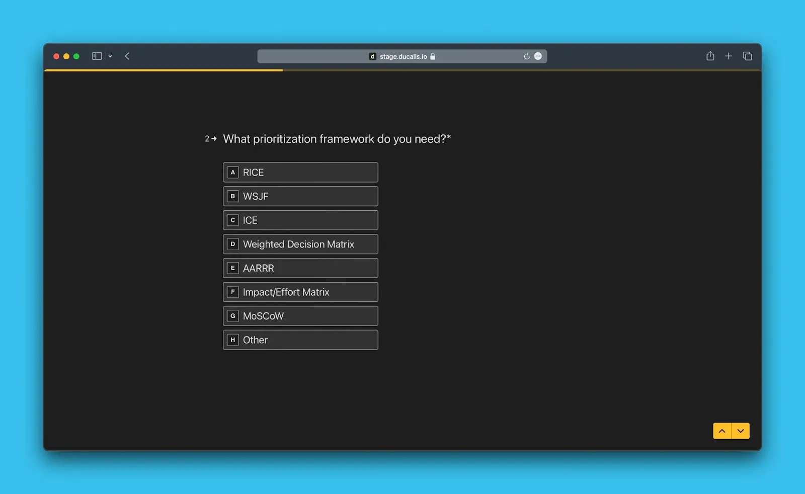 Выбор шаблона при создании Доски