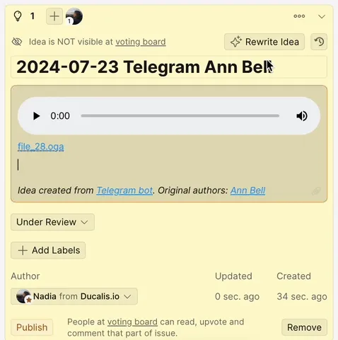 AI-ассистент преобразует голос в отформатированный текст Идеи