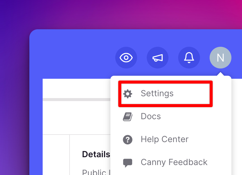 Опция настроек Canny