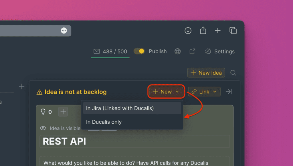 Преобразовать Идею в Задачу