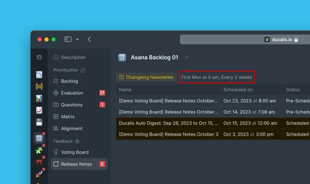 Отображение расписания