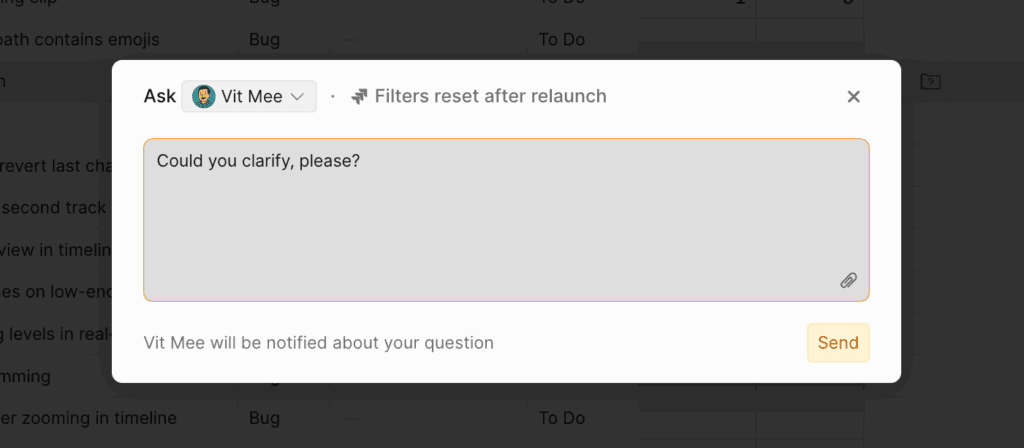Диалог вопроса с полем ввода текста