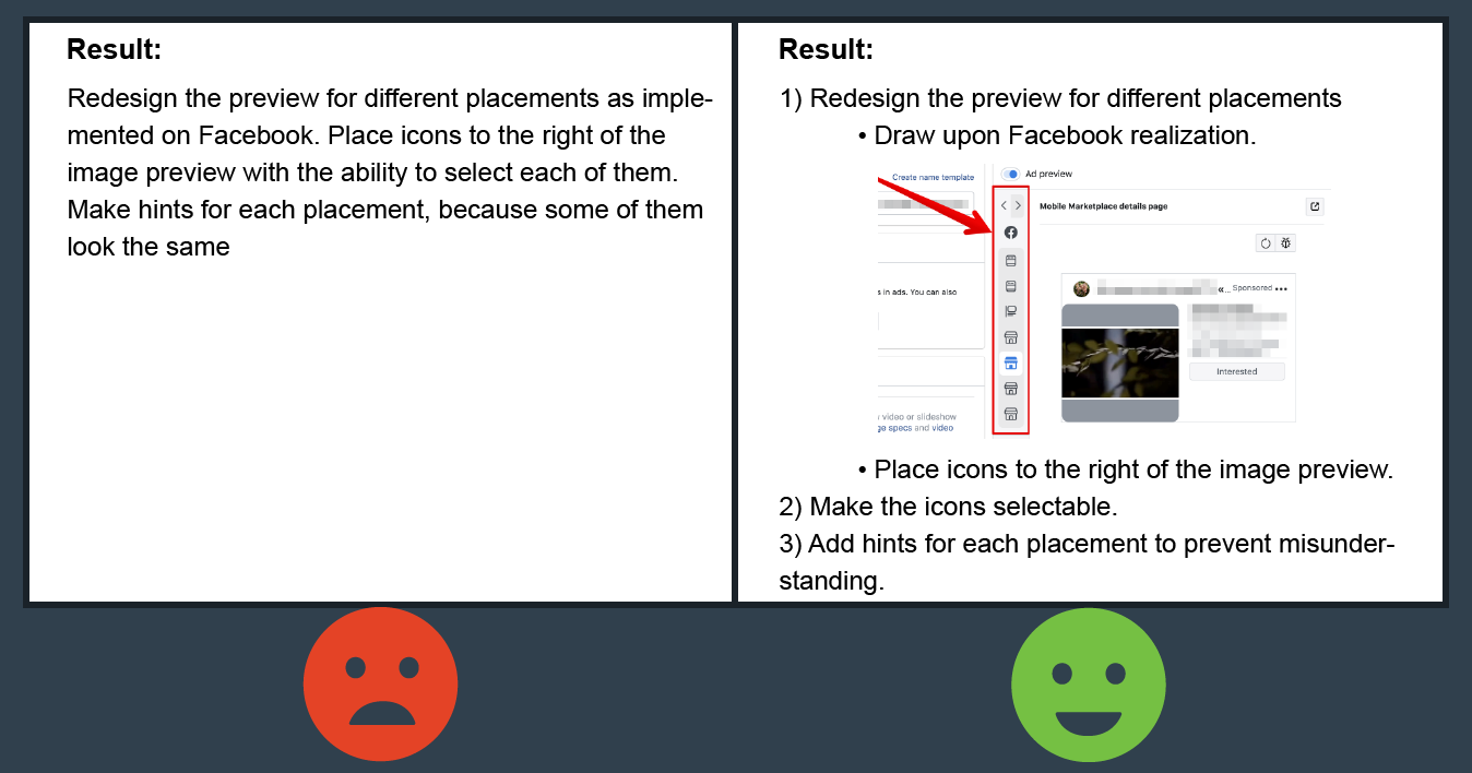 Пример читаемой постановки задачи с форматированием