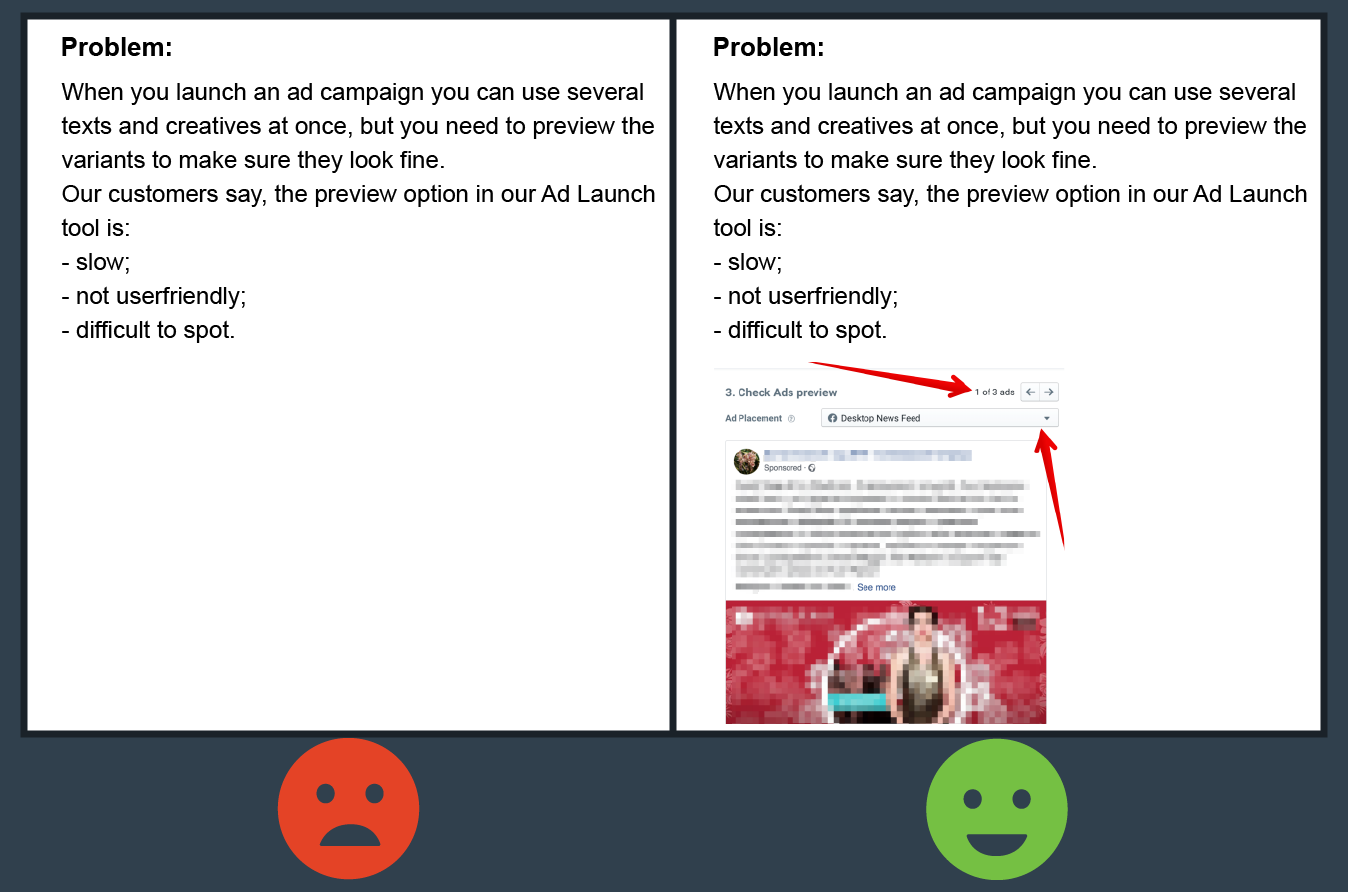 Пример конкретной постановки задачи со ссылками и скриншотами