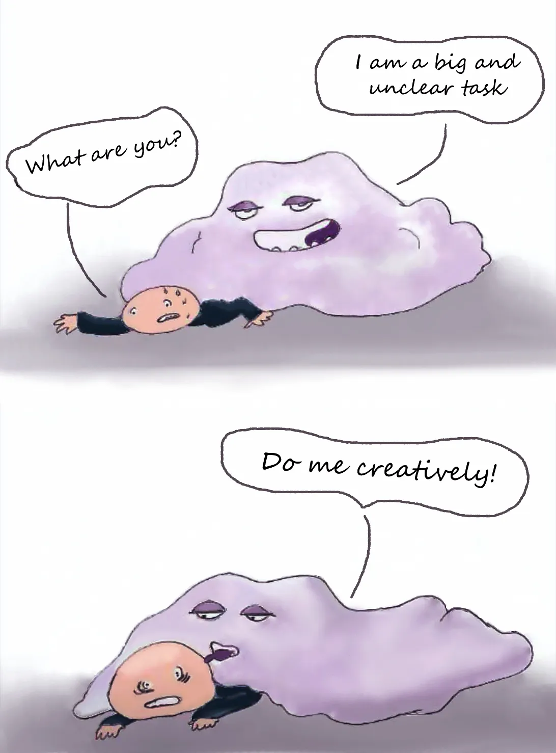 Команда борется с неясными задачами