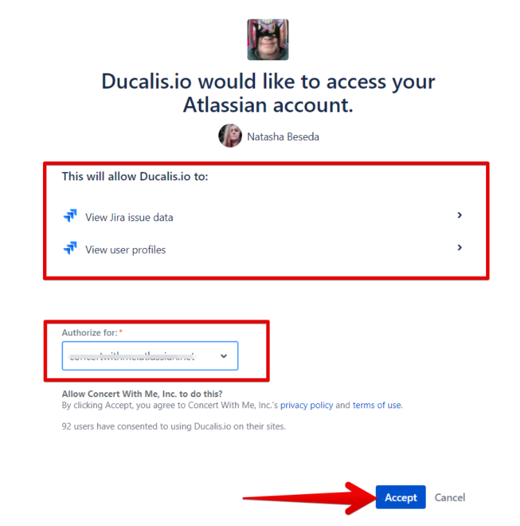 Кнопка Connect Jira Cloud