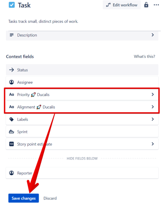 Сохранить изменения
