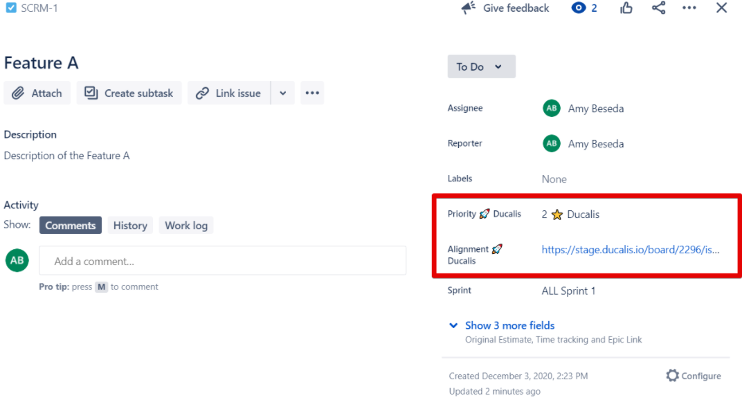 Поля Priority и Alignment