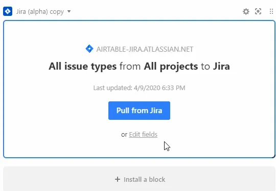 Обновить проект
