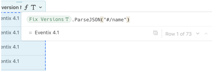 Извлечение данных с помощью JSONParse