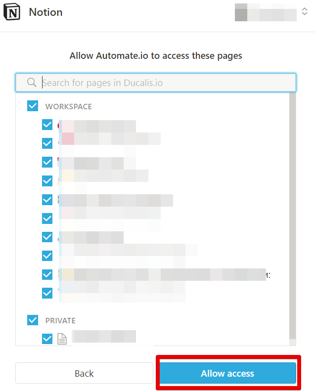 Авторизация Notion