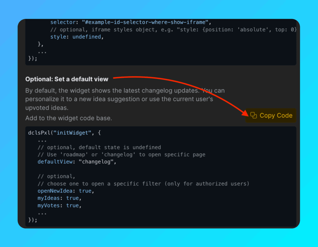 Настройка страницы по умолчанию