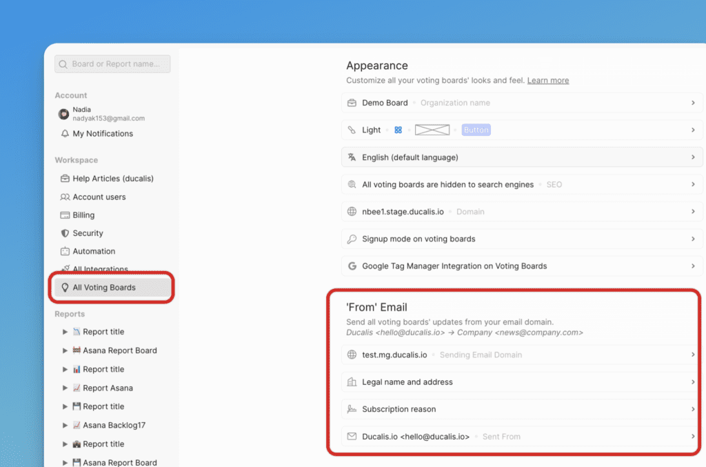 Раздел Все Доски идей
